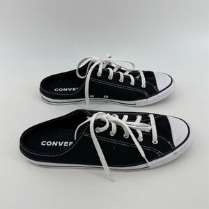 Converse Women's Slip-On Shoes Size 8.5 Black Chuck Taylor Dainty Mule